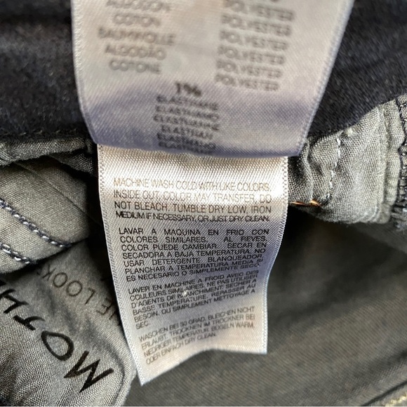 Mother Denim The Looker Ankle Fray in Coffee, Tea, and Me? Jean Sz 27 - Picture 12 of 14